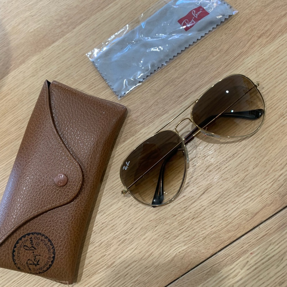 Rayban aviator Gradient Brown - medium size